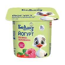 Йогурт для питания детей раннего возраста «Малина-земляника»